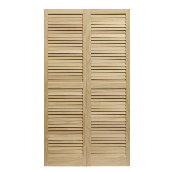 LTL Home Products PINECROFT EXTERIOR LOUVERED SHUTTERS 15X51 Wayfair